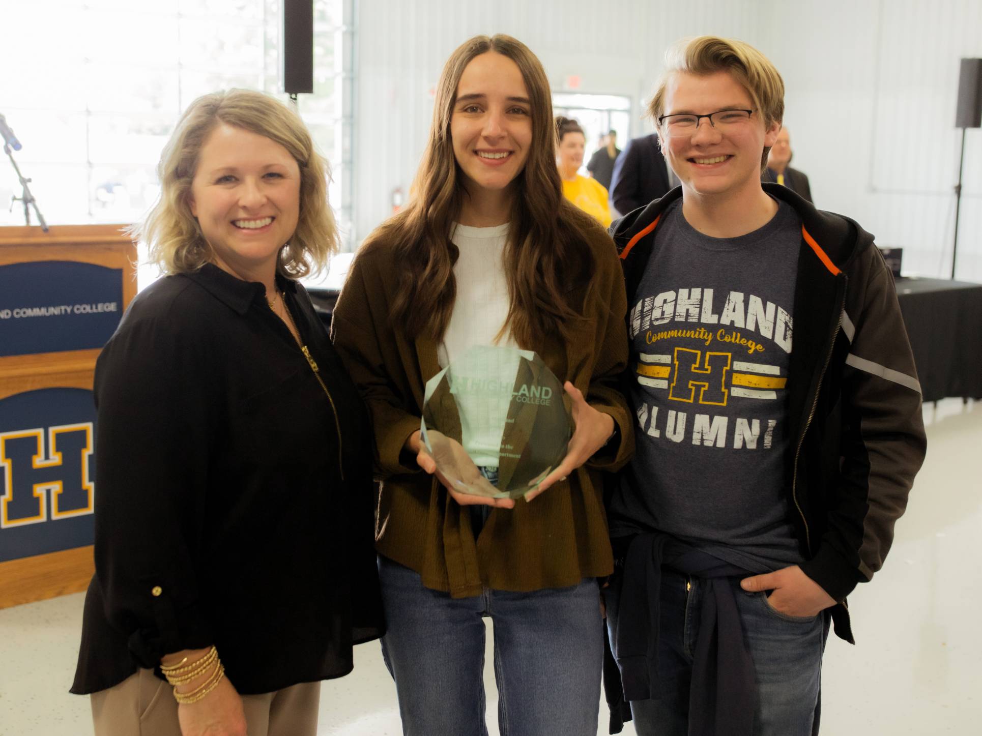 Group photo of the 2025 scottie awards, marketing team