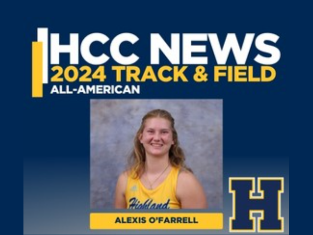 HCC News 2024 Track & Field All-American Alexis O'Farrell